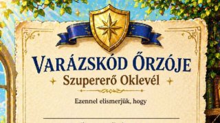 3-4. osztály szupererő oklevél